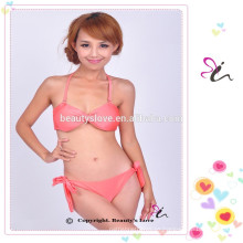 2015 caliente bikini abierto modelo bikini modelos bikini con lazos laterales